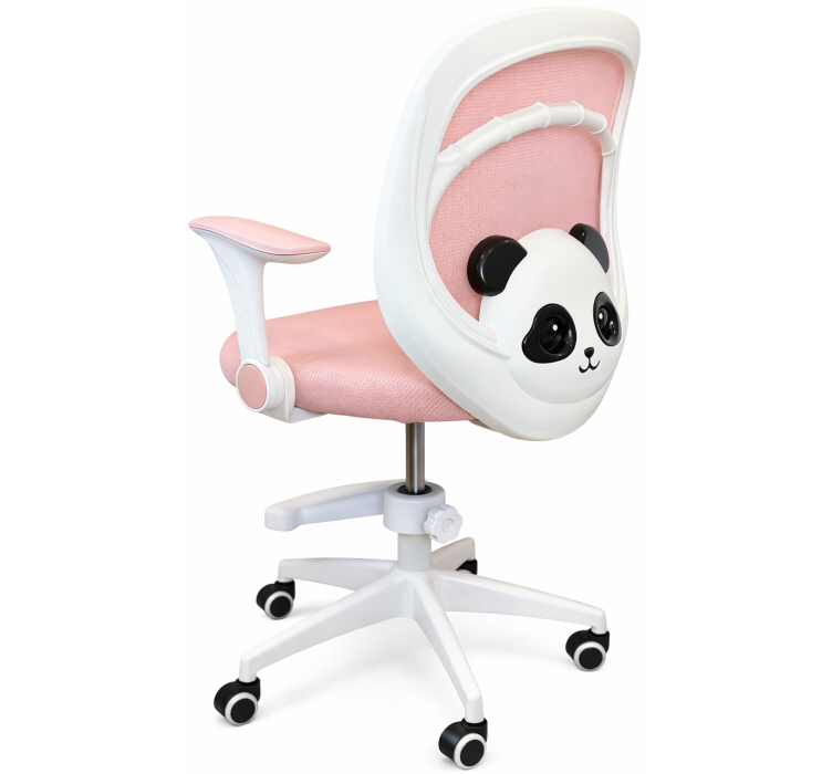 Крісло обертове дитяче PERFECT KIDS PANDA PINK2